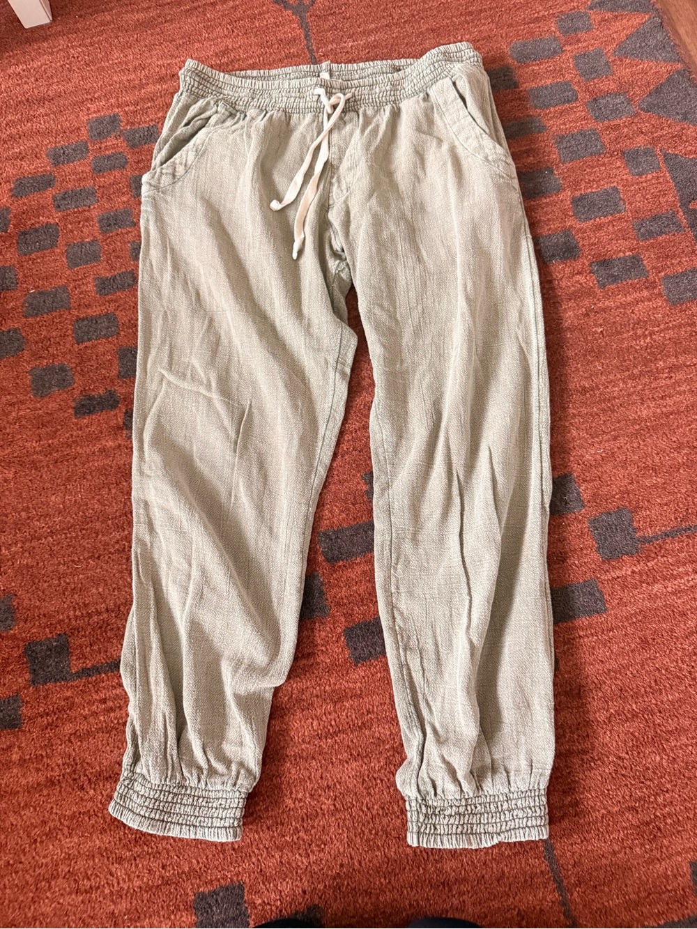 Women’s Ripcurl Linen Green Pants